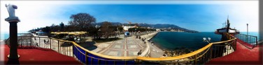 Jalta - vyhldka z terasy Restaurantu Gold Runo.